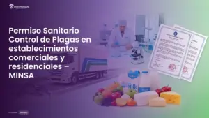 Imagen destacada del post titulada Permiso Sanitario Control de Plagas en establecimientos comerciales y residenciales – MINSA con la categoría Permisos mostrada en la parte inferior.
